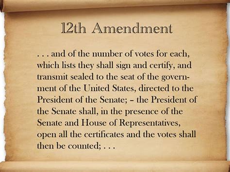 This essentially gave legal rights to <b>the </b>slaves who were set free during this time and promised not to discriminate against any other groups of individuals. . Why is the 12th amendment important